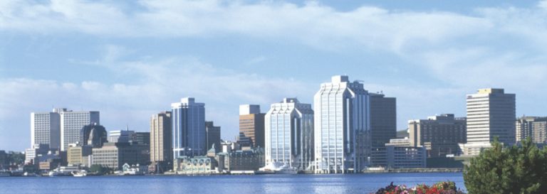 City view of Halifax from across the water