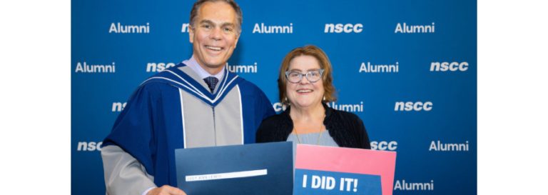 Judy Lewis and NSCC faculty member