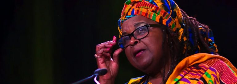Dr. Lynn Jones reads the Halifax Declaration and the actions needed to improve the lives of Black Canadians and people of African descent