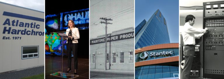 Collage of Halifax Chamber moments in history