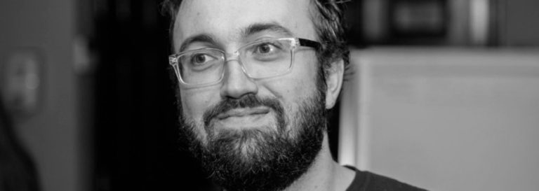 Black and white photo of James Gaudet