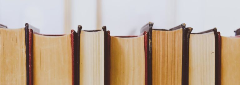 close up shot of books